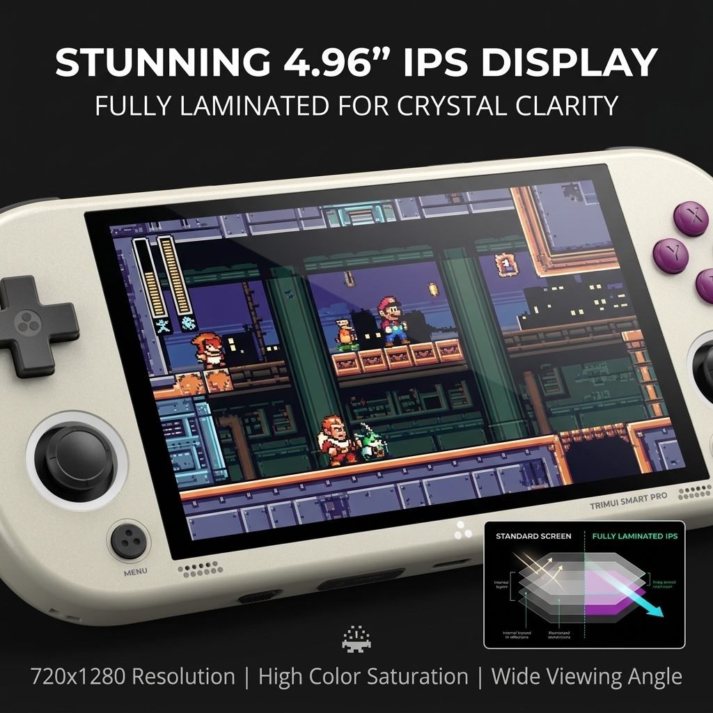 Gaming Console Under 5000 - Trimui Smart Pro Retro Gaming Handheld: