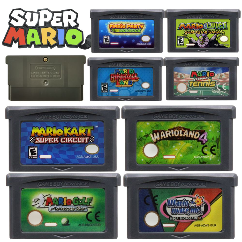 GBA Game Cartridge 32-Bit Vide - Gaming Console Mario ulasan dan harga