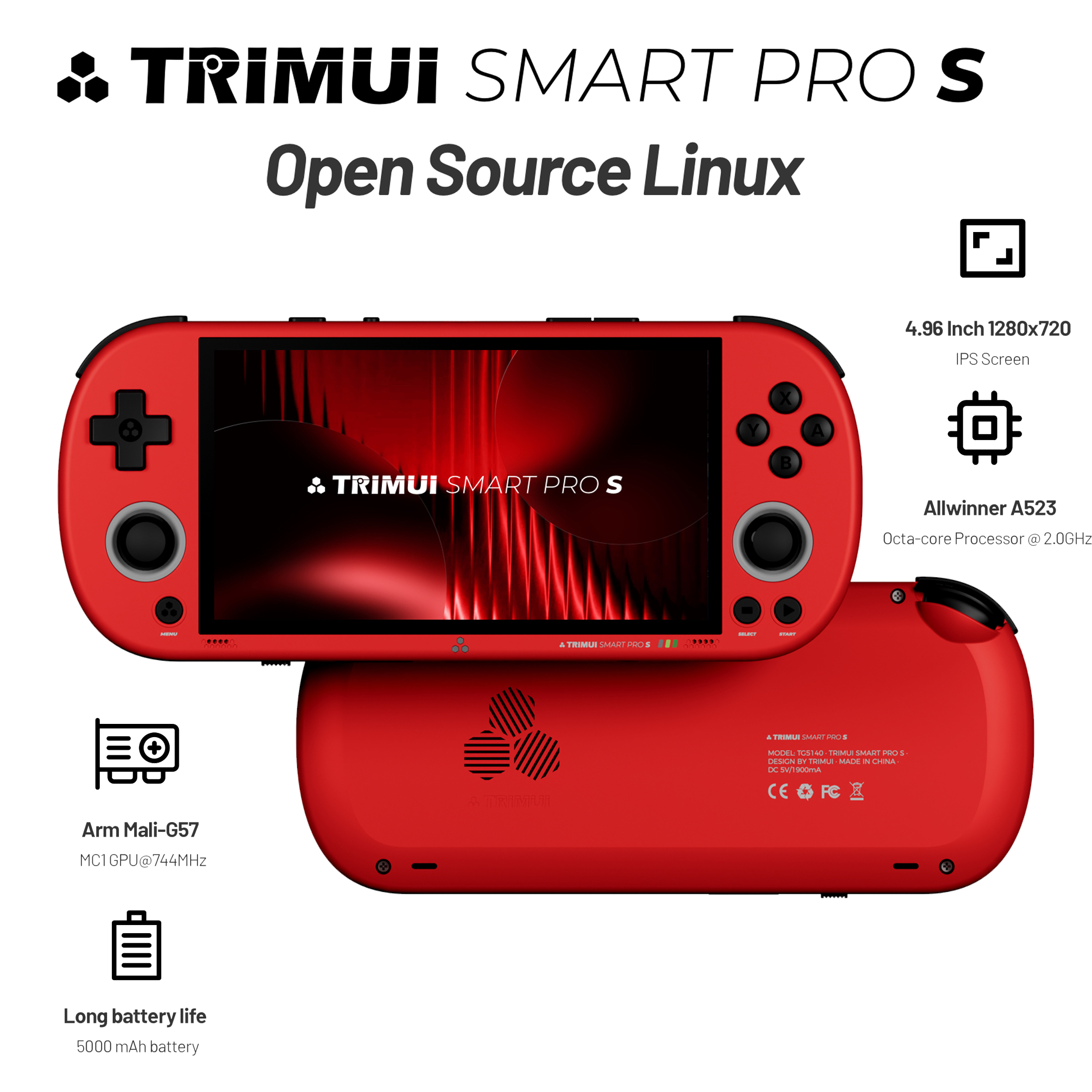 TRIMUI SMART PRO S Portable Ga - Gaming Console Under 5000 ulasan dan harga