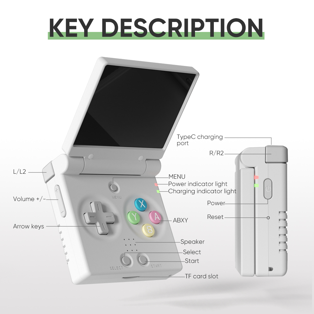 MIYOO Mini Flip Retro Handheld - Gaming Console Under 5000 ulasan dan harga