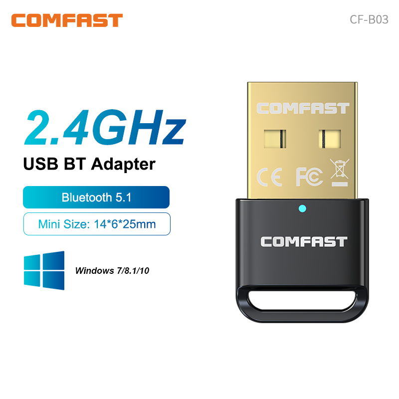 COMFAST USB Bluetooth 5.1 Dong - Laptop Gaming Console ulasan dan harga