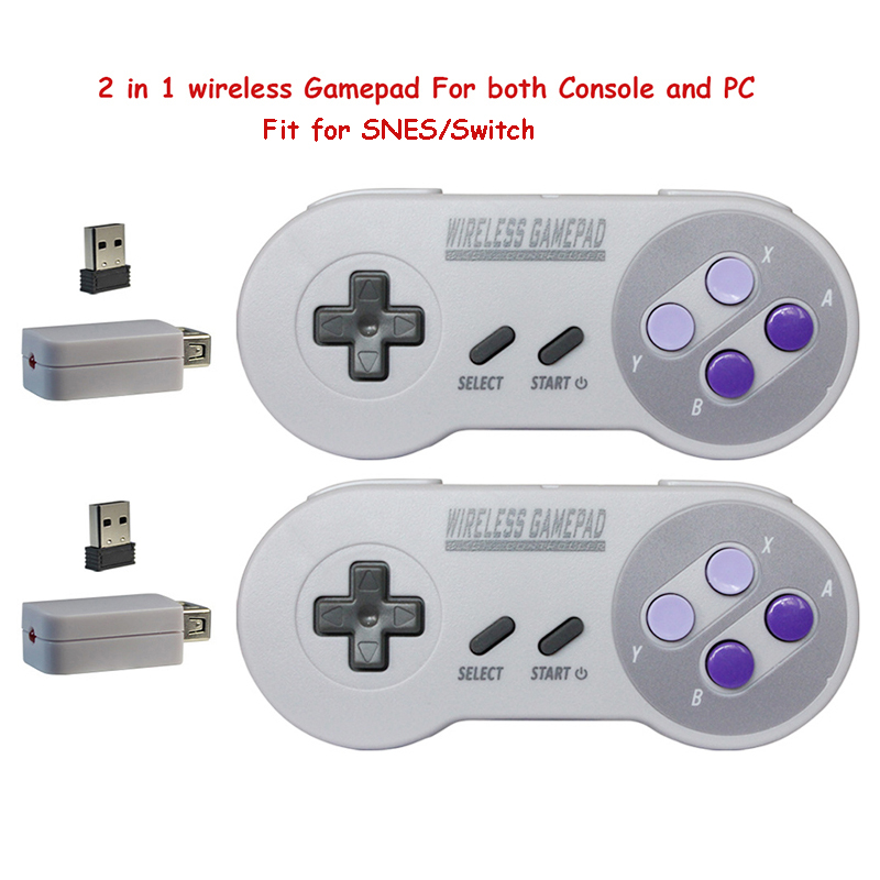 2.4G Purple Game Controller Jo - Gaming Console Mario ulasan dan harga