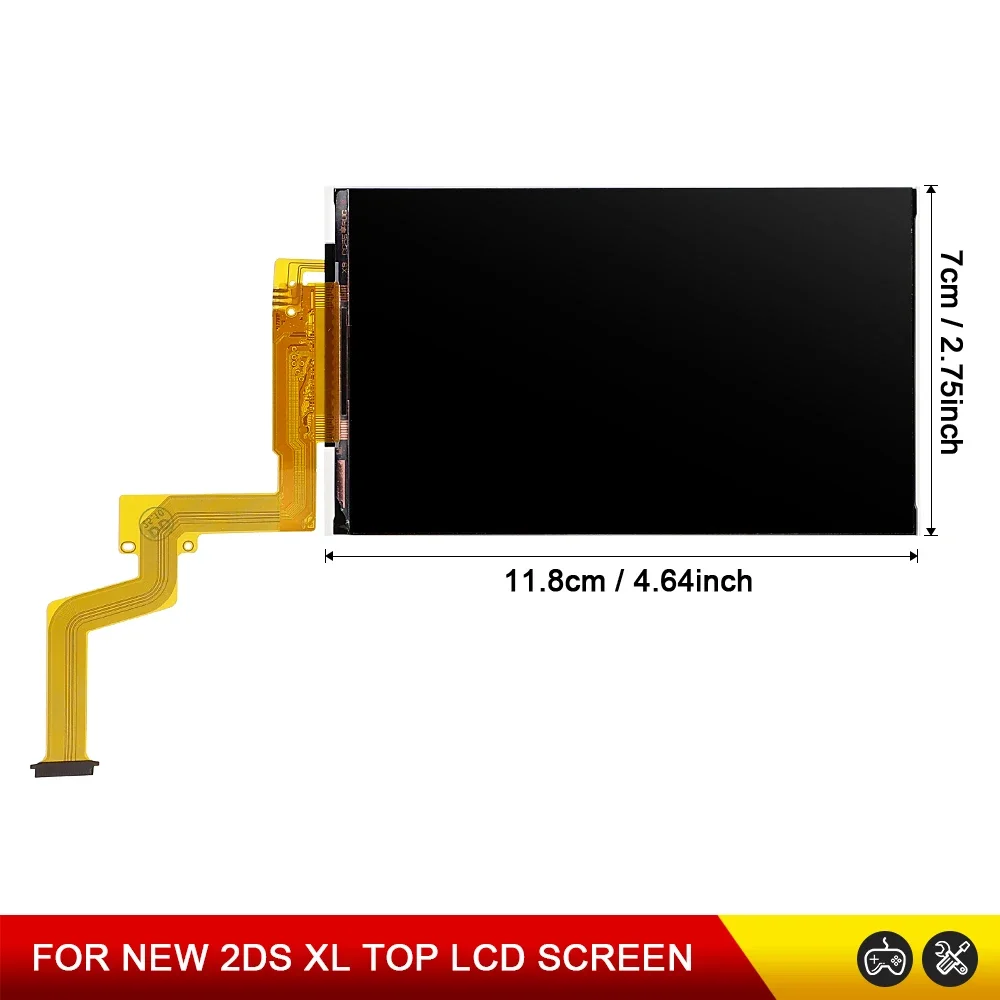 For New 2DS XL LL Top LCD Scre - Gaming Console Display ulasan dan harga