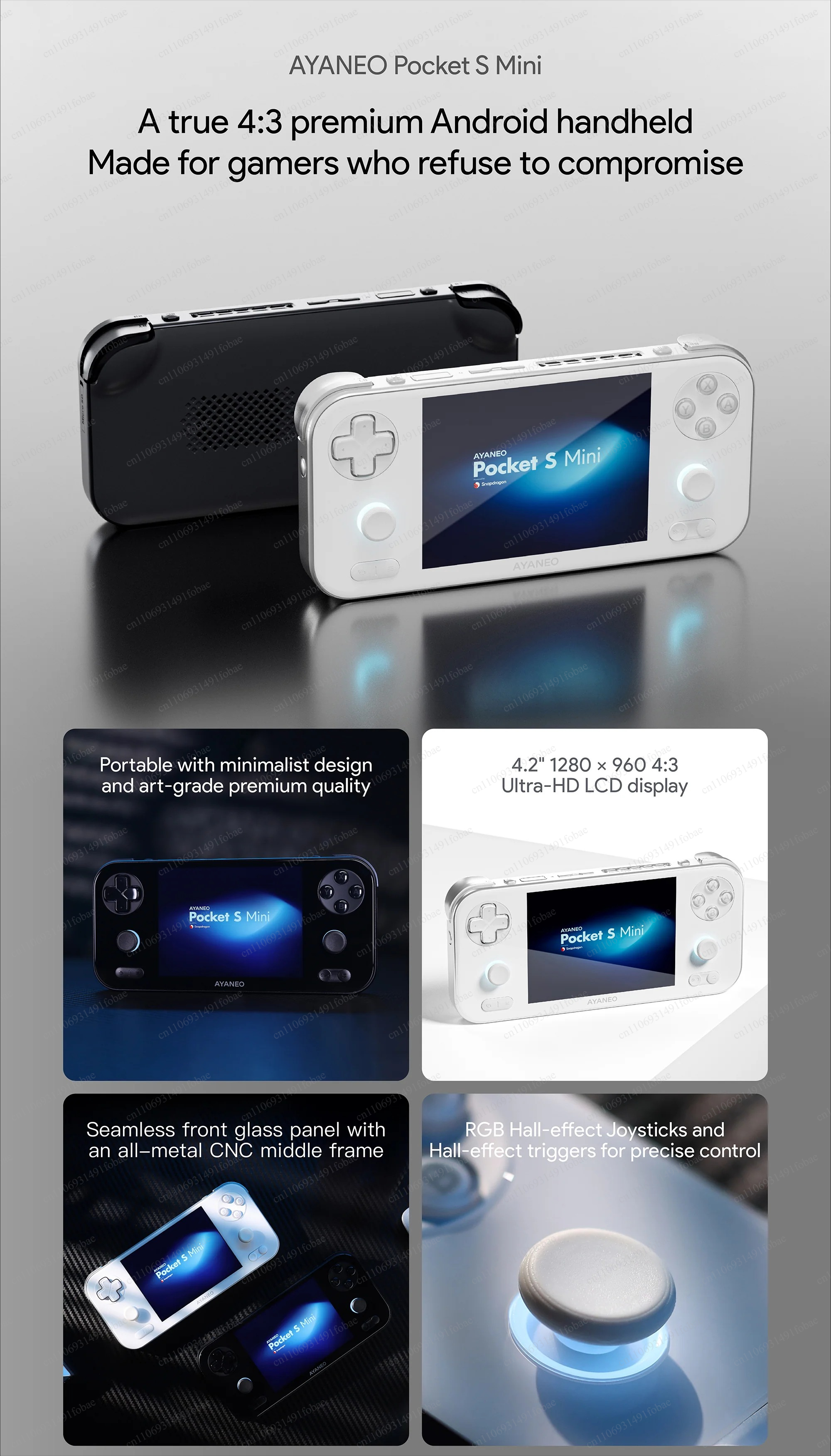 AYANEO Pocket S Mini Retro Han - Handheld Gaming Console ulasan dan harga