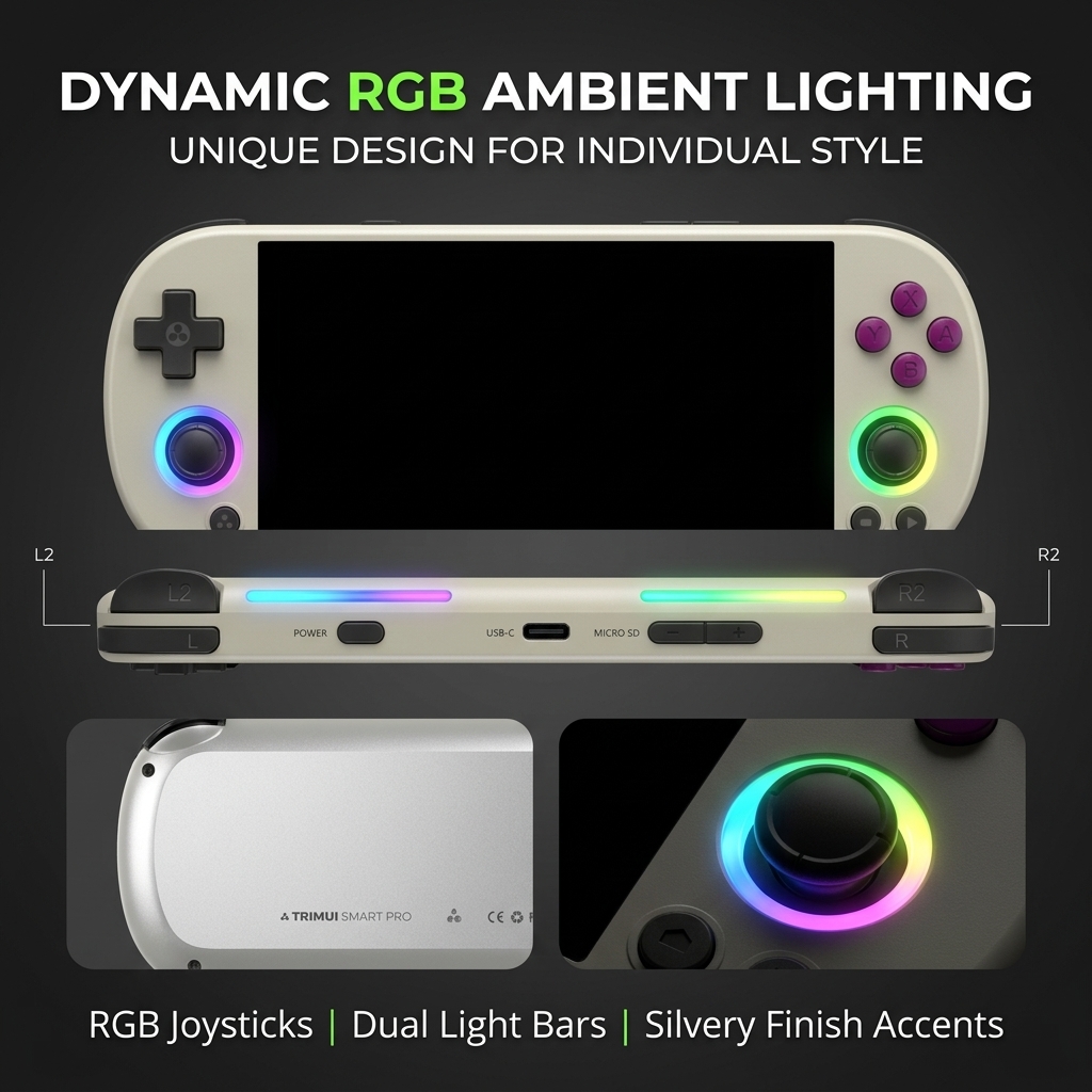 Trimui Smart Pro Retro Gaming  - Gaming Console Under 5000 ulasan dan harga