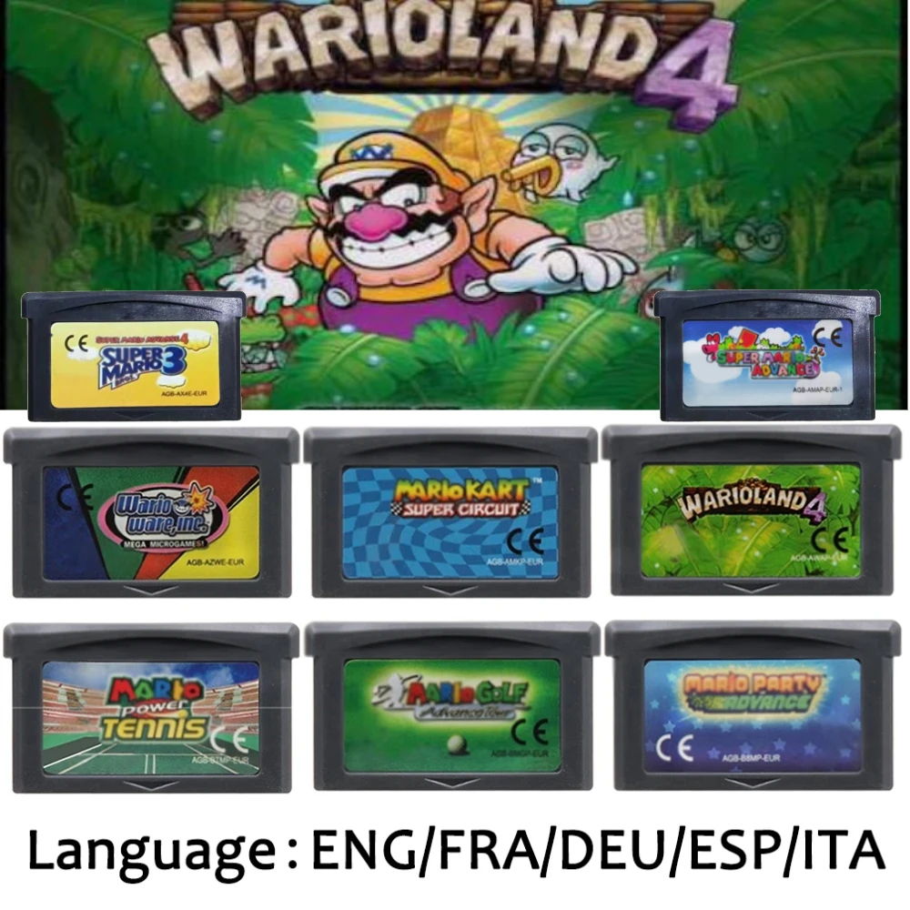 Mali EUR Version GBA Game Cart - Gaming Console Mario ulasan dan harga