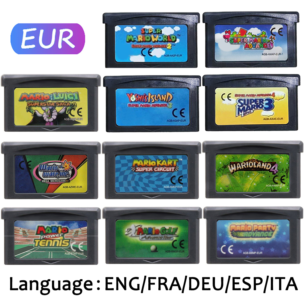 Mali EUR Version GBA Game Cart - Gaming Console Mario ulasan dan harga