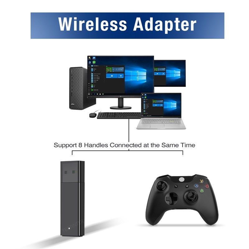 USB Receiver For Xbox One/Seri - Laptop Gaming Console ulasan dan harga