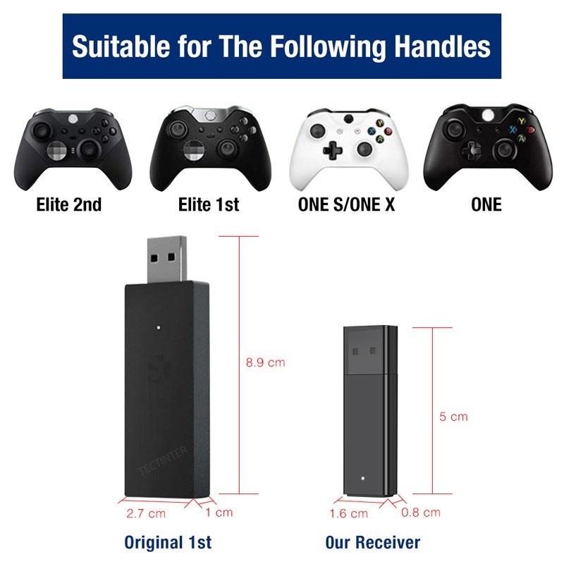 USB Receiver For Xbox One/Seri - Laptop Gaming Console ulasan dan harga