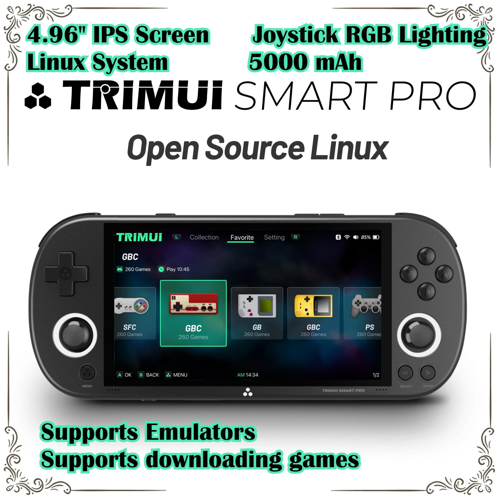 Trimui Smart Pro Retro Handhel - Gaming Console Under 5000 ulasan dan harga