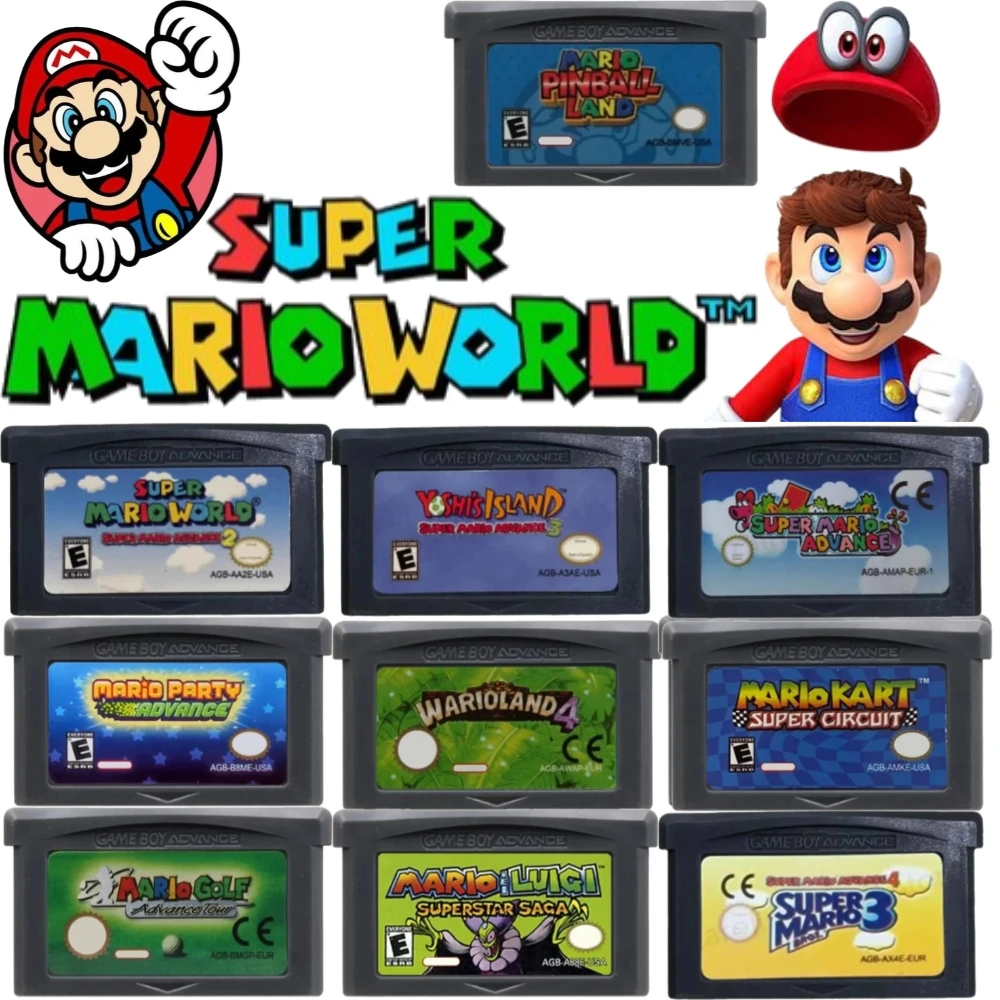 EUR 32 Bit GBA Game Cartridge  - Gaming Console Mario ulasan dan harga