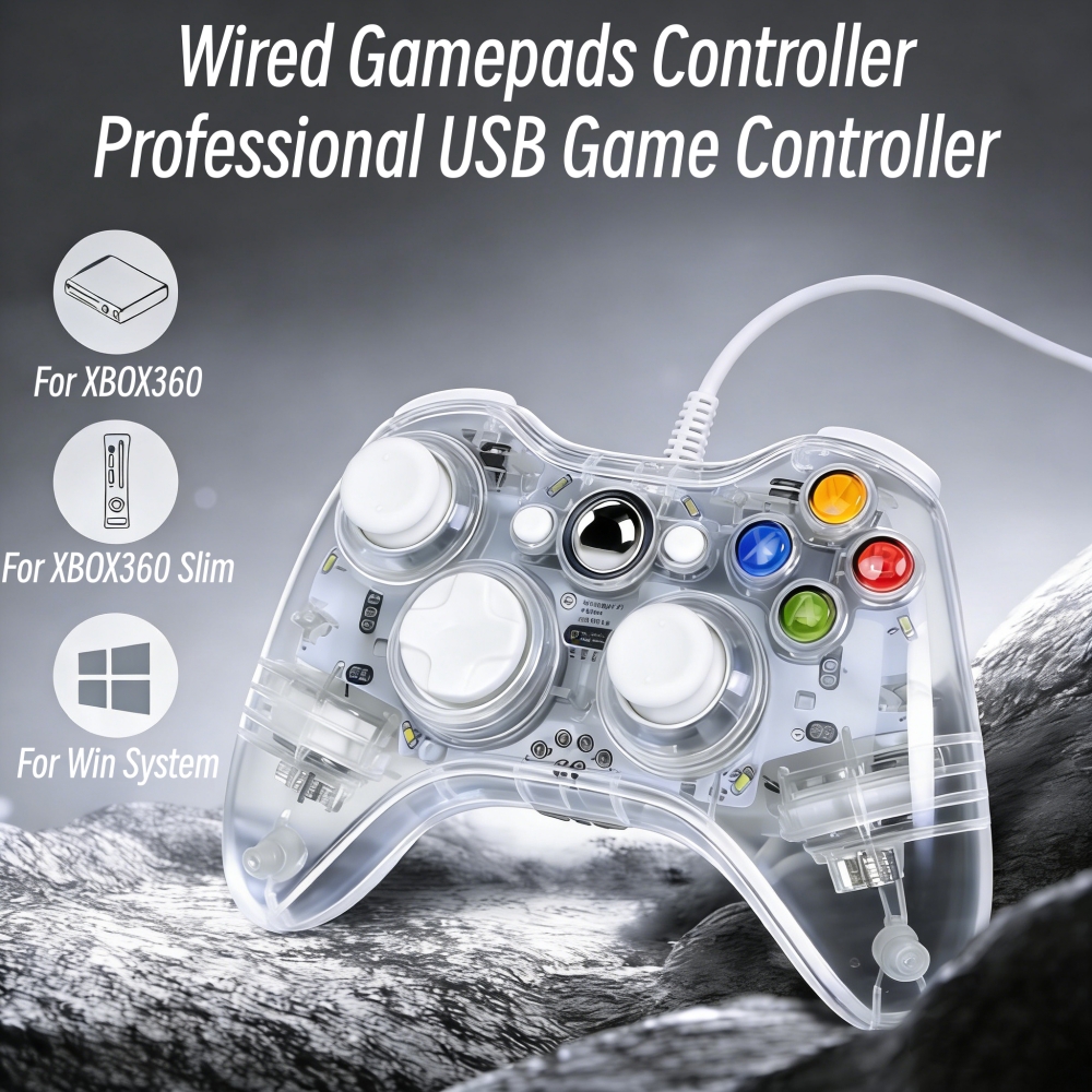 Transparent Gamepads Controlle - Laptop Gaming Console ulasan dan harga