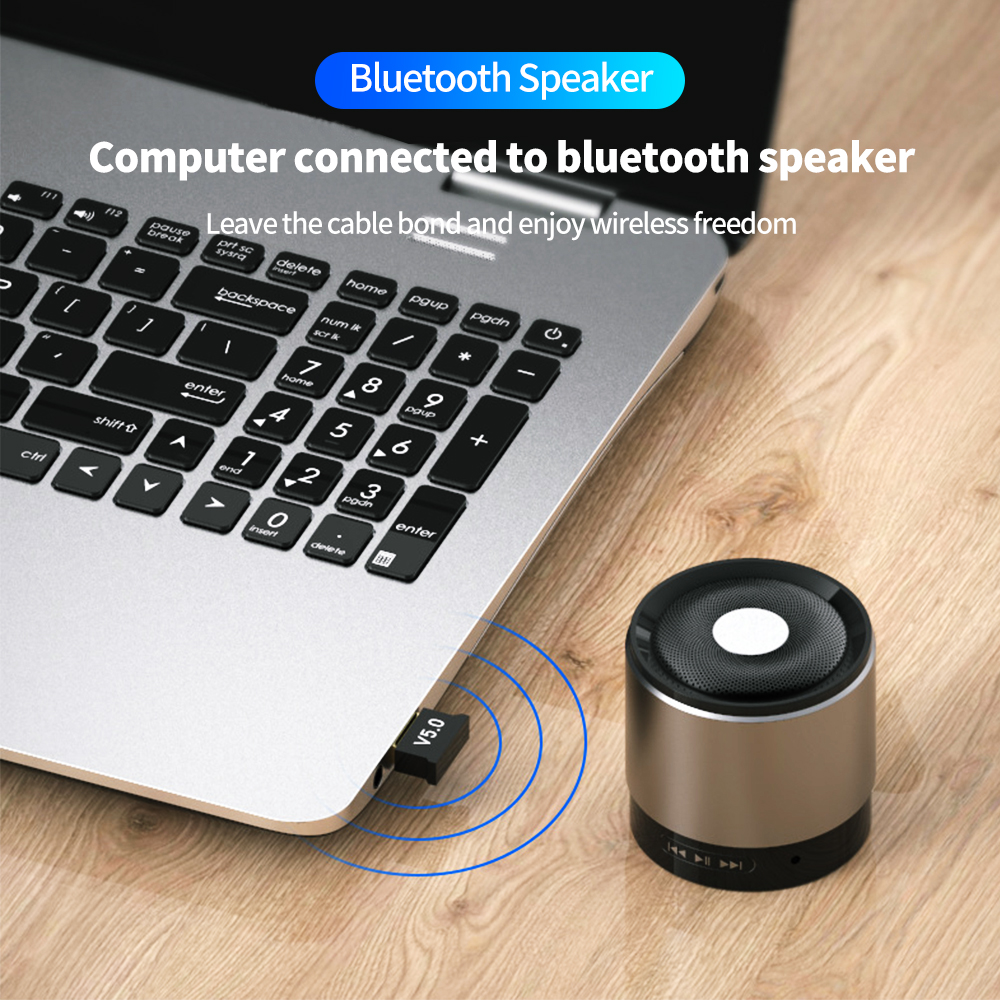 Bluetooth 5.0 Receiver USB Wir - Laptop Gaming Console ulasan dan harga