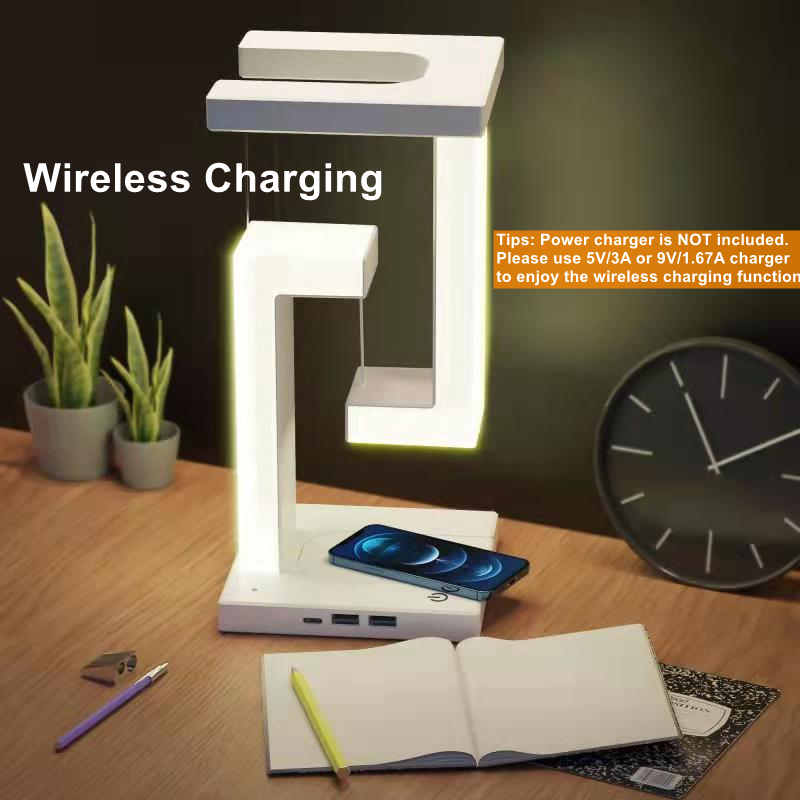 Floating Desk Lamp With Wirele - Controller Charging Dock ulasan dan harga