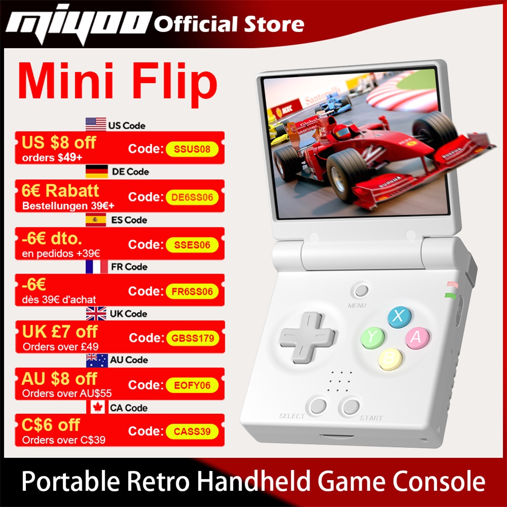 MIYOO Mini Flip Retro Handheld - Gaming Console Under 5000 ulasan dan harga