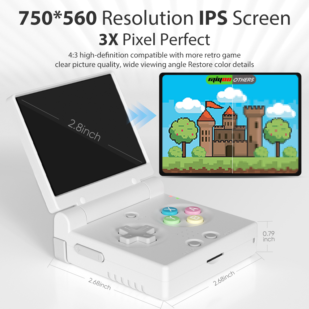 MIYOO Mini Flip Retro Handheld - Gaming Console Under 5000 ulasan dan harga