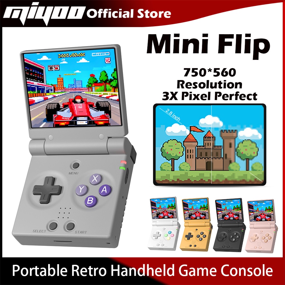 MIYOO Mini Flip Retro Handheld - Gaming Console Under 5000 ulasan dan harga