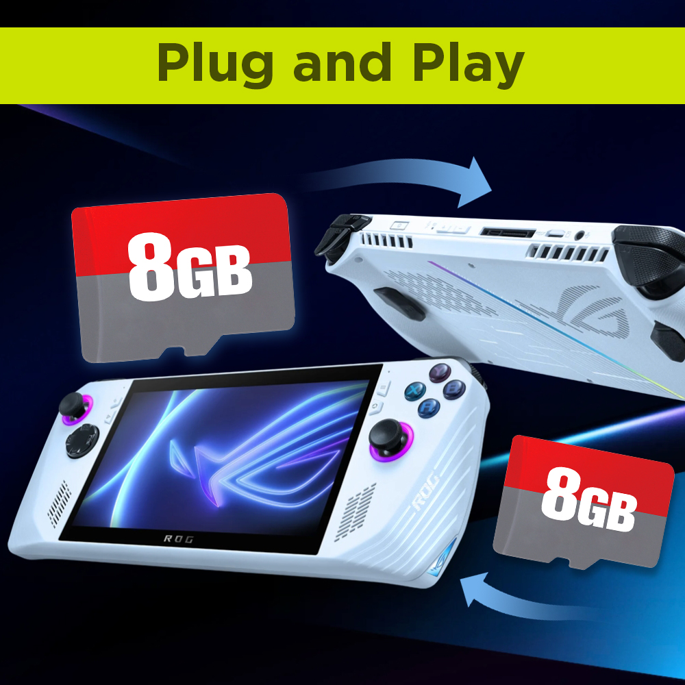 8GB TF Game Card with 3170 Ret - Laptop Gaming Console ulasan dan harga